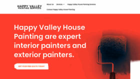 What Happyvalleyhousepainting.com website looked like in 2022 (1 year ago)