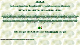 What Hbva.de website looked like in 2022 (1 year ago)