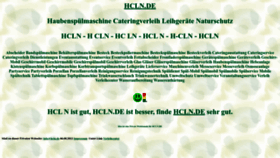 What Hcln.de website looked like in 2022 (1 year ago)