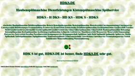 What Hdks.de website looked like in 2022 (1 year ago)