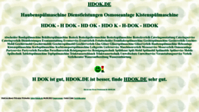 What Hdok.de website looked like in 2022 (1 year ago)