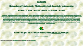 What Hfmf.de website looked like in 2022 (3 years ago)