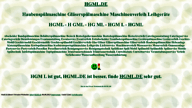 What Hgml.de website looked like in 2022 (1 year ago)