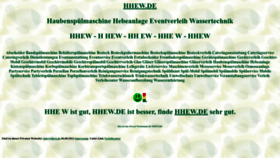 What Hhew.de website looked like in 2022 (1 year ago)