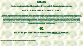 What Hhev.de website looked like in 2022 (1 year ago)