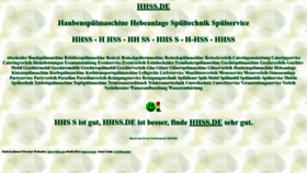 What Hhss.de website looked like in 2022 (1 year ago)
