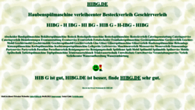 What Hibg.de website looked like in 2022 (1 year ago)