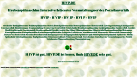 What Hivp.de website looked like in 2022 (1 year ago)