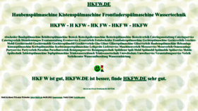 What Hkfw.de website looked like in 2022 (1 year ago)