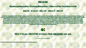 What Hkgp.de website looked like in 2022 (1 year ago)