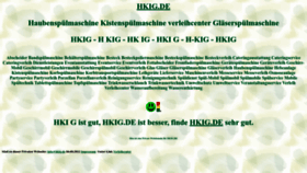What Hkig.de website looked like in 2022 (1 year ago)