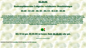 What Hlid.de website looked like in 2022 (1 year ago)