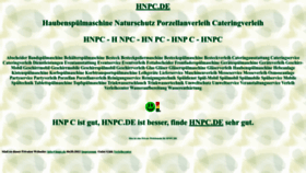 What Hnpc.de website looked like in 2022 (1 year ago)