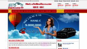 What Hoclaixebinhthuan.com website looked like in 2022 (1 year ago)