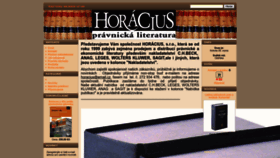 What Horacius.com website looked like in 2022 (1 year ago)