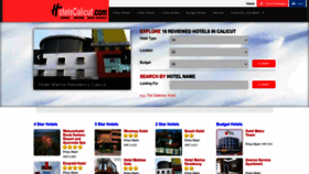 What Hotelscalicut.com website looked like in 2022 (1 year ago)