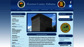 What Houstoncountyal.gov website looked like in 2022 (1 year ago)