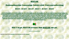 What Hozt.de website looked like in 2022 (2 years ago)