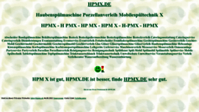 What Hpmx.de website looked like in 2022 (1 year ago)