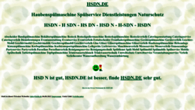 What Hsdn.de website looked like in 2022 (1 year ago)