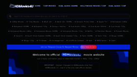 What Hdmovies4u.sbs website looked like in 2022 (3 years ago)
