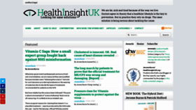 What Healthinsightuk.org website looked like in 2022 (1 year ago)