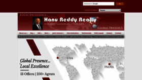 What Hanureddyrealty.com website looked like in 2022 (1 year ago)
