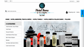 What Hotelitems.com website looked like in 2022 (1 year ago)