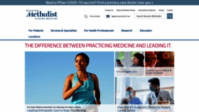 What Houstonmethodist.org website looked like in 2022 (2 years ago)