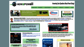 What How2power.org website looked like in 2022 (1 year ago)