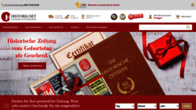 What Historia.net website looked like in 2022 (2 years ago)