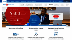 What Harrisbank.com website looked like in 2022 (1 year ago)