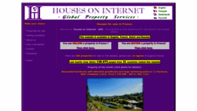 What Housesoninternet.com website looked like in 2022 (1 year ago)