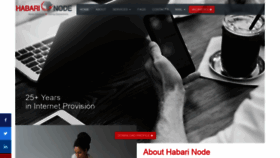 What Habari.co.tz website looked like in 2022 (1 year ago)