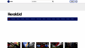 What Herald.id website looked like in 2022 (1 year ago)