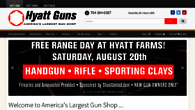 What Hyattgunstore.com website looked like in 2022 (2 years ago)