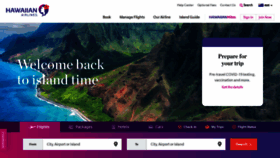 What Hawaiianairlines.com.au website looked like in 2022 (1 year ago)