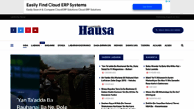 What Hausa.leadership.ng website looked like in 2022 (1 year ago)