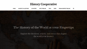 What Historycooperative.org website looked like in 2022 (1 year ago)