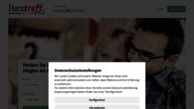 What Harztreff.de website looked like in 2022 (1 year ago)