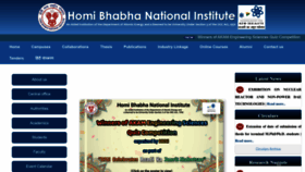 What Hbni.ac.in website looked like in 2022 (1 year ago)