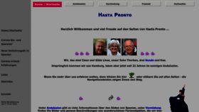 What Hasta-pronto.net website looked like in 2022 (1 year ago)