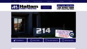 What Hallamfp.com.au website looked like in 2022 (1 year ago)