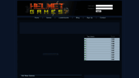 What Helmetgames.com website looked like in 2022 (1 year ago)