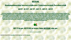 What Hitp.de website looked like in 2022 (1 year ago)