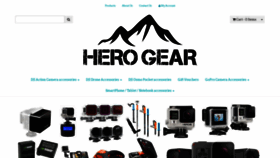 What Herogear.com.au website looked like in 2022 (1 year ago)