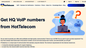 What Hottelecom.biz website looked like in 2022 (1 year ago)
