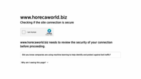 What Horecaworld.biz website looked like in 2022 (1 year ago)