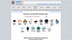 What Hesabet.com website looked like in 2022 (1 year ago)