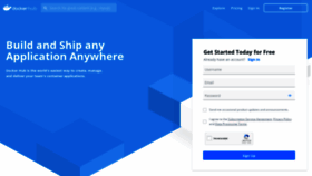 What Hub.docker.com website looked like in 2022 (1 year ago)